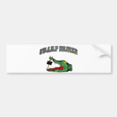Swamp Hunter Gator Head Bumpersticker (Voorkant)