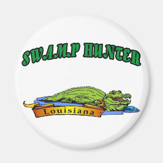 Swamp Hunter Louisiana Magneet