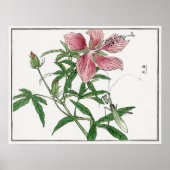 Swamp Mallow with Praying Mantis, Morimoto Toko, Poster (Voorkant)