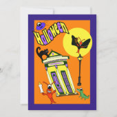 Swamp Monster Cajun Halloween Kaart (Voorkant)