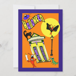 Swamp Monster Cajun Halloween Kaart