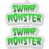 SWAMP MONSTER STICKER (Voorkant)