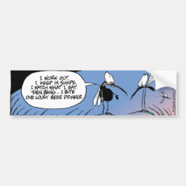 Swamp Mosquito Beer Drinker Bumpersticker