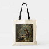 Swamp of Giants: een prehistorische ontmoeting Tote Bag (Achterkant)