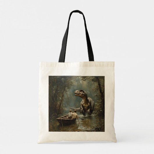 Swamp of Giants: een prehistorische ontmoeting Tote Bag (Achterkant)