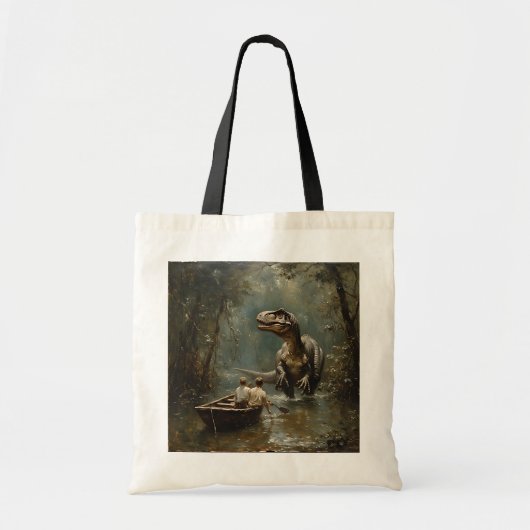 Swamp of Giants: een prehistorische ontmoeting Tote Bag (Voorkant)