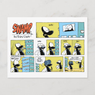 Swamp Optometry Check-Up Card Briefkaart