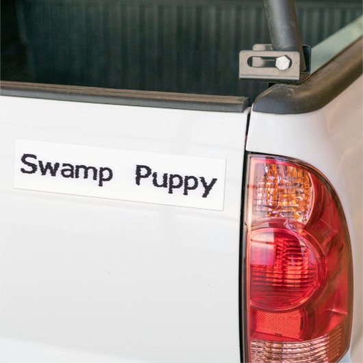 Swamp Puppy Bumpersticker (Op Truck)