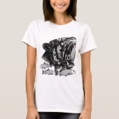 Swamp Queen Fierce Jaguar Head T-shirt (Voorkant)