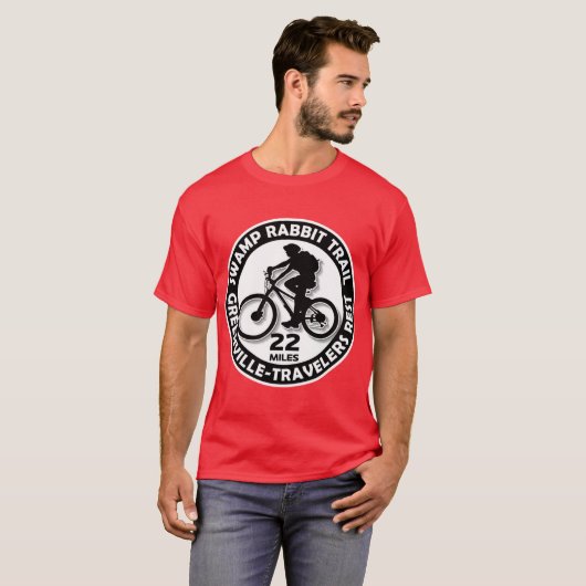 Swamp Rabbitrail from Greenville toravelers Rest f T-shirt (Voorkant volledig)