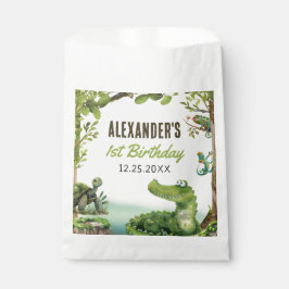 Swamp Reptile 1e verjaardagsfeest Bedankzakje