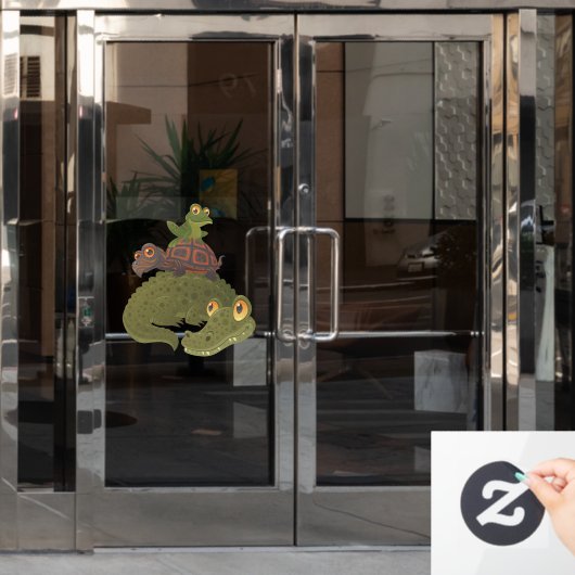 Swamp Squad Raamsticker (Kantoordeur)