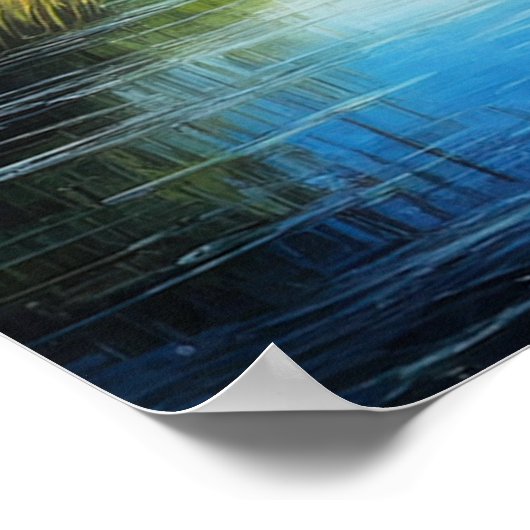 Swamp Symphony, Azure Waters vastleggen Poster (Hoek)