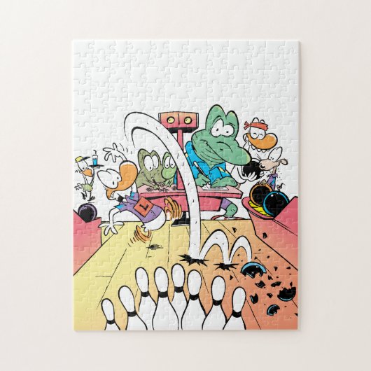 Swamp Ten Pin Bowling Legpuzzel (Verticaal)
