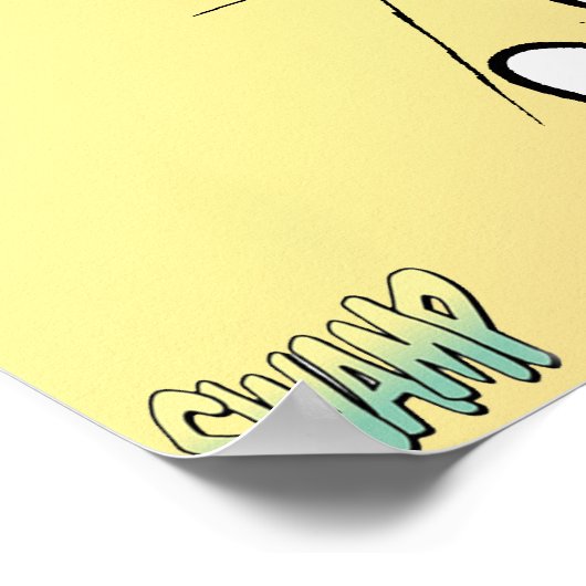 Swamp Ten Pin Bowling Poster (Hoek)