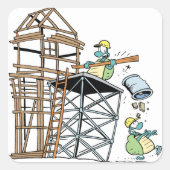 Swamp Turtle Construction Sticker (Voorkant)