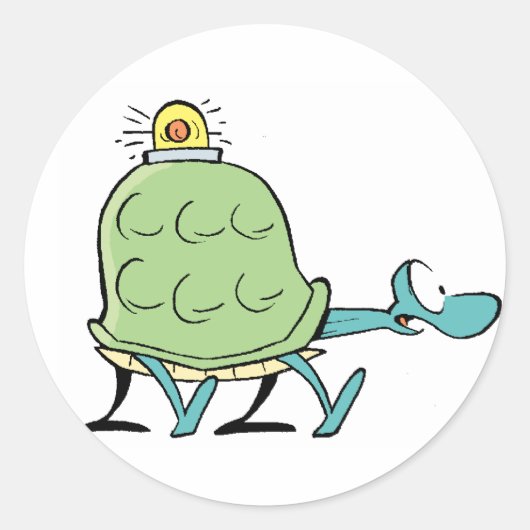 Swamp Turtle Emergency Sticker (Voorkant)