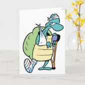 Swamp Turtle wordt snel beter Kaart (Gele Bloem)