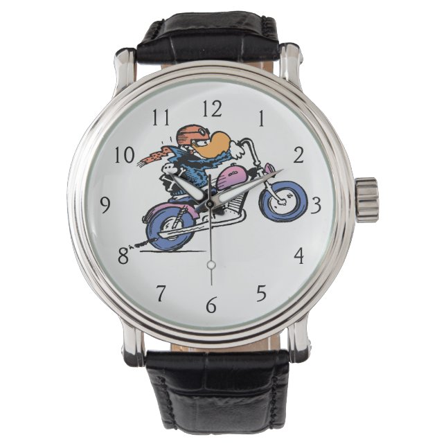 Swamp Wild Duck Wheelie Horloge (Voorkant)