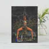 Swamp Witch Hoodoo Dark Magick Kaart (Staand voorkant)