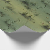 Swamp Witch Spring Wrapping Paper Cadeaupapier (Hoek)