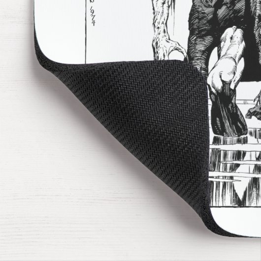 Swamp Zombie Mousepad Muismat (Hoek)