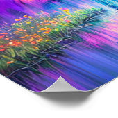 Swamp's Enchantment, Boom Verlicht in het Paarse Poster (Hoek)