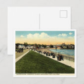 Swampscott, Lynn MA, Promenade c1920s  Briefkaart (Voorkant / Achterkant)
