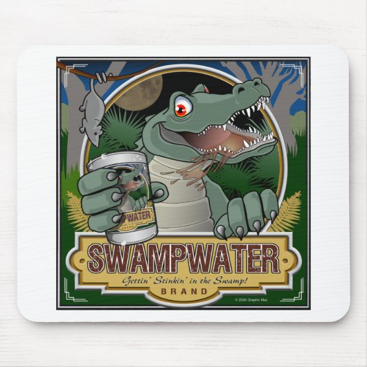 Swampwater Gator Muismat (Voorkant)