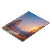 Swampy Pine Forest Aglow in the Setting Sun Notitieboek (Linkerzijde)