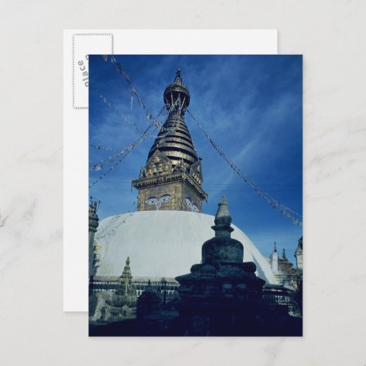Swamyambunath Stupa Briefkaart (Voorkant / Achterkant)