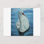 Swan#1 Briefkaart (Voorkant)