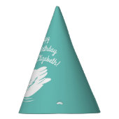 Swan 1st Birthday Party Baby shower Feesthoedjes (Rechts)