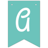 Swan 1st Birthday Party Baby shower Vlaggetjes (Derde vlag)