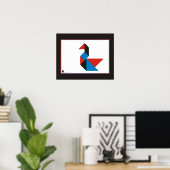 SWAN - ABSTRACTE OMZETTINGSSTART - DA0501AC POSTER (Thuiskantoor)