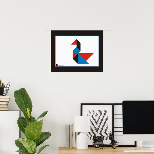 SWAN - ABSTRACTE OMZETTINGSSTART - DA0501AC POSTER (Thuiskantoor)