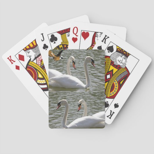 Swan-afspeelkaartdeck Speelkaarten (Achterkant)