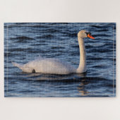 Swan and Blue Water  Legpuzzel (Horizontaal)