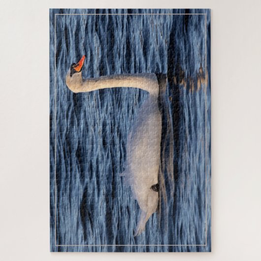 Swan and Blue Water Legpuzzel (Verticaal)