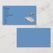 Swan Animal Visitekaartje (Voorkant / Achterkant)