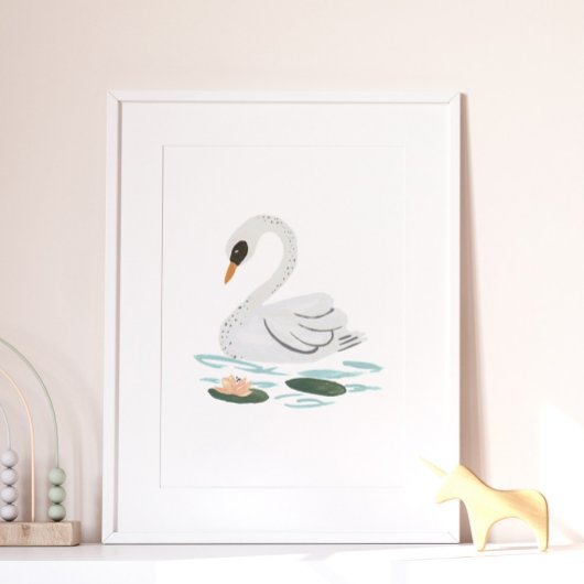 Swan Art Print
