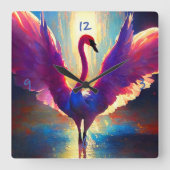 Swan Awake : Vierkante Klok (Voorkant)