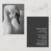 Swan B&W Visitekaartje (Voorkant / Achterkant)
