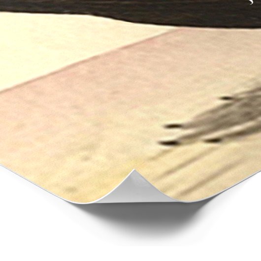 Swan Baby Girl Nursery Voeg je eigen prijsopgave t Poster (Hoek)