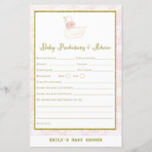 Swan Baby shower Game PRINED (Voorkant)