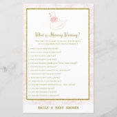 Swan Baby shower Game PRINED (Voorkant)