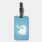 Swan Bagagelabel (Voorkant verticaal)