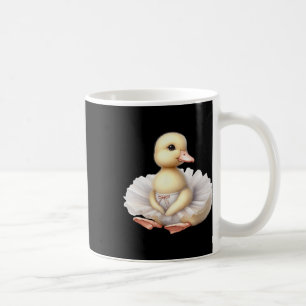 Swan Ballerina Duck Dancing Ballet Waterverf Koffiemok