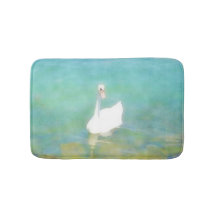 Swan bij het Balatonmeer - waterverf nr. 2