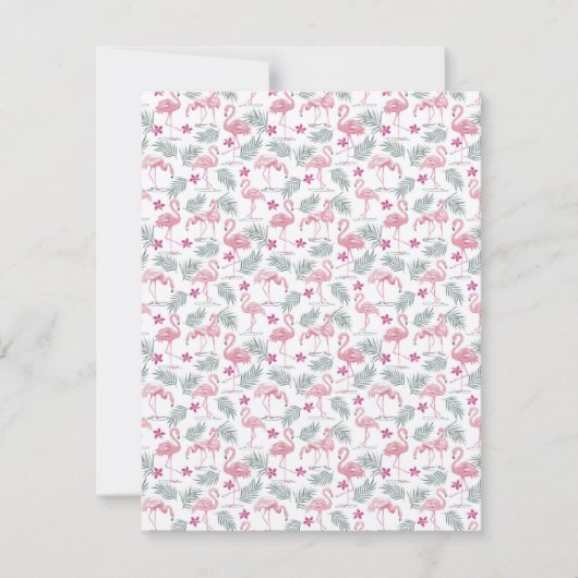 Swan Bird Repeated Pattern Notitiekaartje (Voorkant)